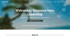 Desktop Screenshot of insurancesalesleadership.com